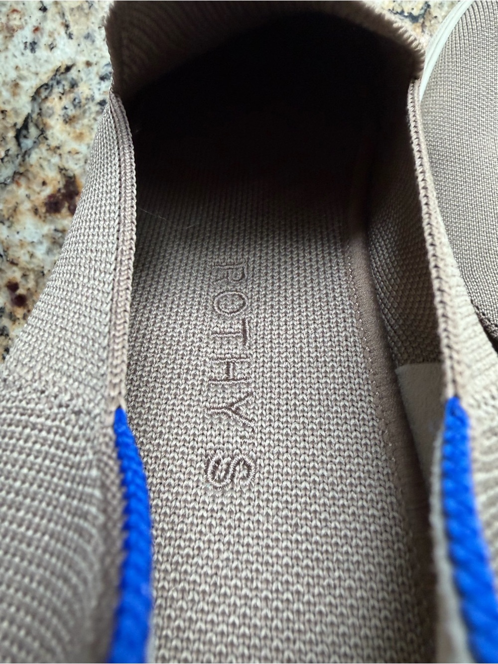 Rothy's Women’s The Original Slip-On Sneaker in Latte 11 - Picture 2 of 6
